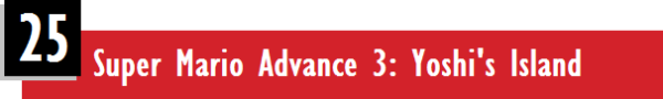 25 Super Mario Advance 3 Yoshi's Island