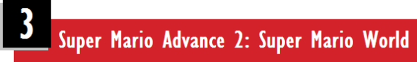 3 Super Mario Advance 2 Super Mario World