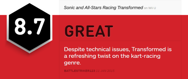Sonic and All-Stars Racing Transformed Review